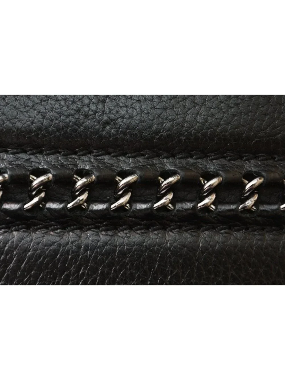 Chanel Wallet Vintage CC Stitch CC Logo Black